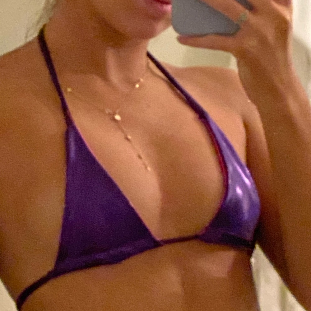 Sparkly reversible mini bikini